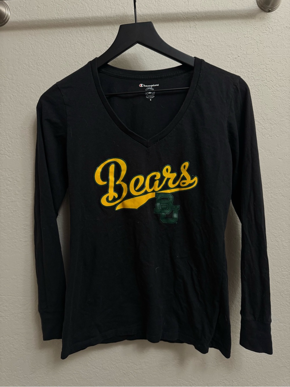 Champion Baylor long sleeve Black Tee